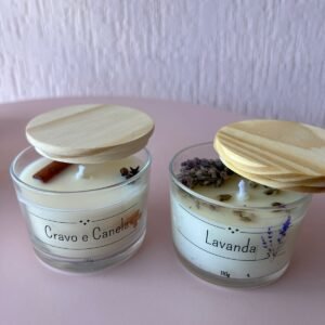 Velas Aromáticas em vidro